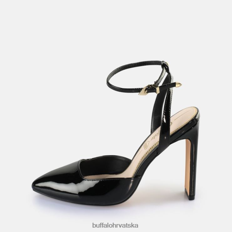 crno Buffalo jolie vamp sandale na petu veganske |sandale TDD6T331